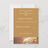 眠る仏 出欠カード (裏面)