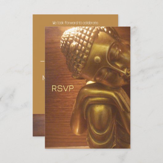 眠る仏 出欠カード (正面/裏面)