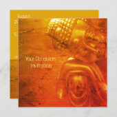 眠る仏 招待状 (正面/裏面)