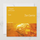 眠る仏 招待状 (裏面)