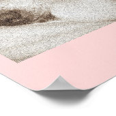 眠る古い秋田犬の動物の悔やみや弔慰詩 ポスター (角)