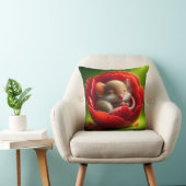 眠る可愛いネズミ クッション (椅子)