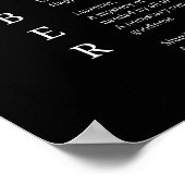 眠る夢の時間の詩のポスターウォールアート ポスター (角)