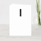 眠る夢の時間の詩 箔グリーティングカード (裏面)