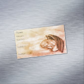 眠る天使が天国に舞い上がる マグネット名刺 (インサイチュ)