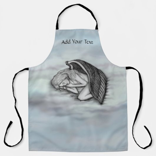 眠る天使が天国雲 エプロン (正面)