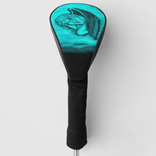 眠る天使が天国雲 ゴルフヘッドカバー (正面)