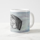 眠る天使が天国雲 ジャンボコーヒーマグカップ (正面右)