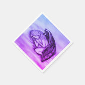 眠る天使が天国雲 スタンダードカクテルナプキン (角)