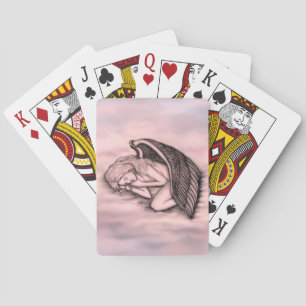 眠る天使が天国雲 トランプ