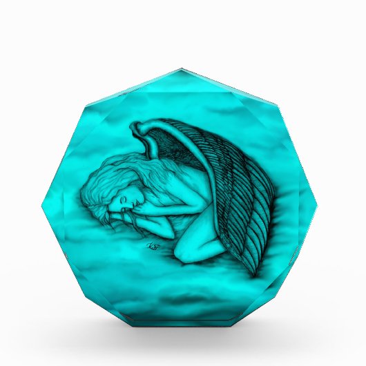 眠る天使が天国雲 フォトブロック (正面)
