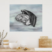 眠る天使が天国雲 ポスター (キッチン)