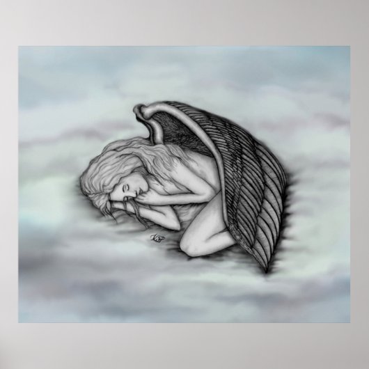 眠る天使が天国雲 ポスター (正面)