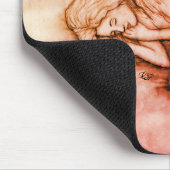 眠る天使が天国雲 マウスパッド (コーナー)