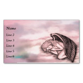 眠る天使が天国雲 マグネット名刺 (正面)