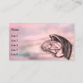 眠る天使が天国雲 名刺 (正面)