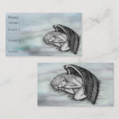 眠る天使が天国雲 名刺 (正面/裏面)