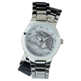 眠る天使が天国雲 腕時計