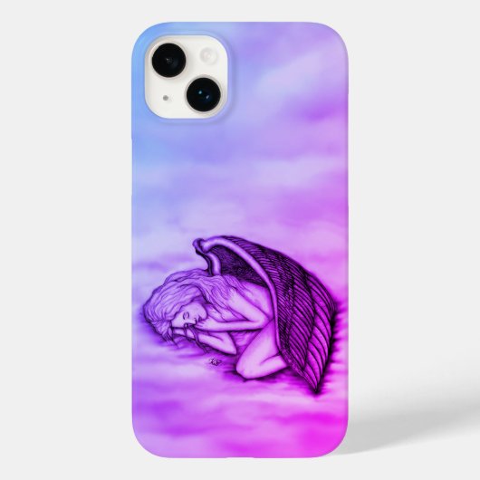 眠る天使が天国雲 Case-Mate iPhoneケース (裏面)
