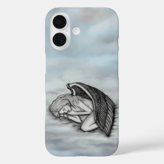 眠る天使が天国雲 Case-Mate iPhoneケース (裏面)