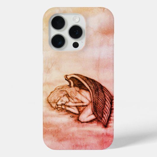 眠る天使が天国雲 Case-Mate iPhoneケース (裏面)