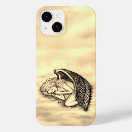 眠る天使が天国雲 Case-Mate iPhoneケース (裏面)