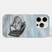 眠る天使が天国雲 Case-Mate iPhoneケース (裏面 (横))