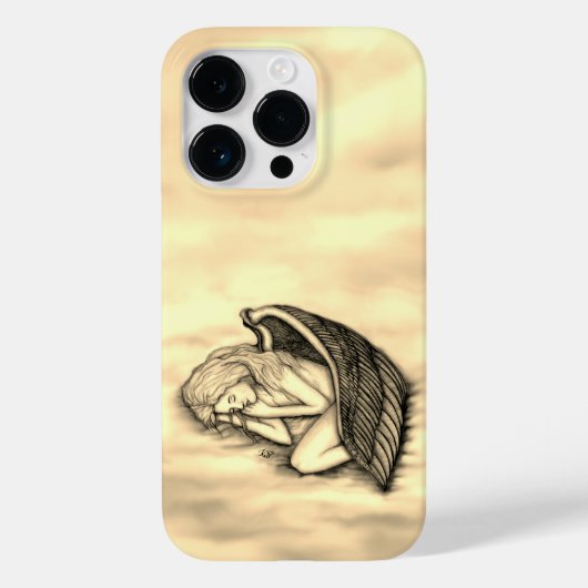 眠る天使が天国雲 Case-Mate iPhoneケース (裏面)