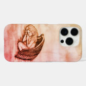 眠る天使が天国雲 Case-Mate iPhoneケース (裏面 (横))