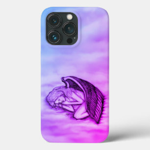 眠る天使が天国雲 iPhone 13 PROケース