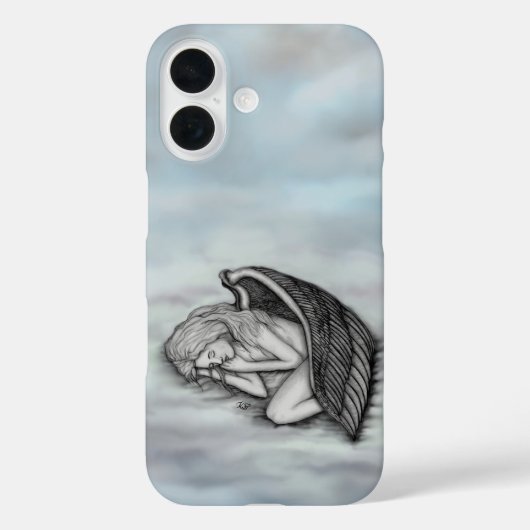 眠る天使が天国雲 Case-Mate iPhoneケース (裏面)