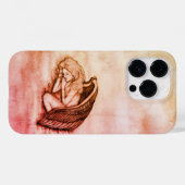 眠る天使が天国雲 Case-Mate iPhoneケース (裏面 (横))