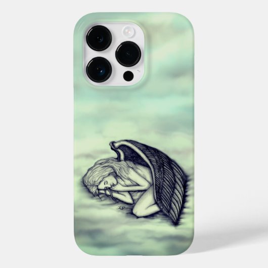 眠る天使が天国雲 Case-Mate iPhoneケース (裏面)