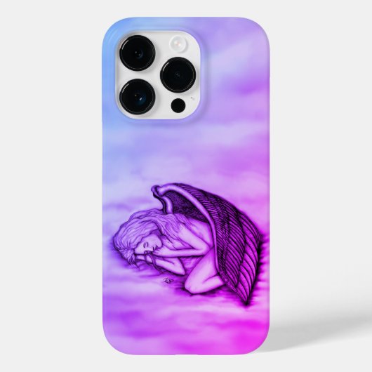 眠る天使が天国雲 Case-Mate iPhoneケース (裏面)