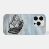 眠る天使が天国雲 iPhoneケース (裏面横)