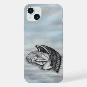 眠る天使が天国雲 iPhone 15 PLUSケース