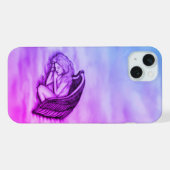 眠る天使が天国雲 iPhoneケース (裏面横)