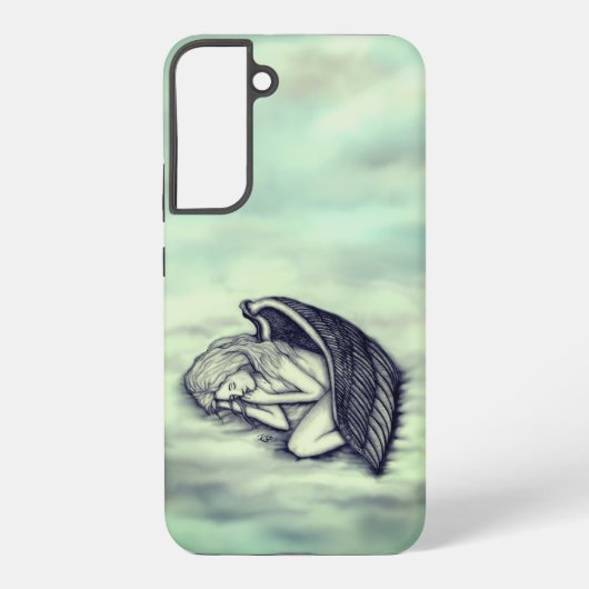 眠る天使が天国雲 SAMSUNG GALAXYケース (裏面)