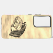 眠る天使が天国雲 SAMSUNG GALAXYケース (左側面)