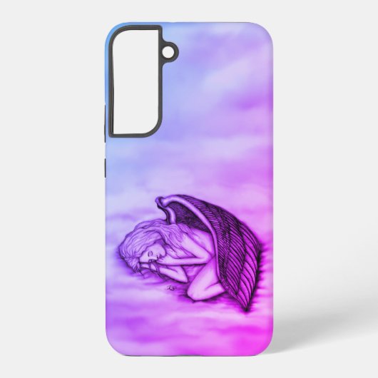 眠る天使が天国雲 SAMSUNG GALAXYケース (裏面)