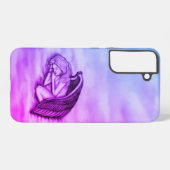 眠る天使が天国雲 SAMSUNG GALAXYケース (裏面横)