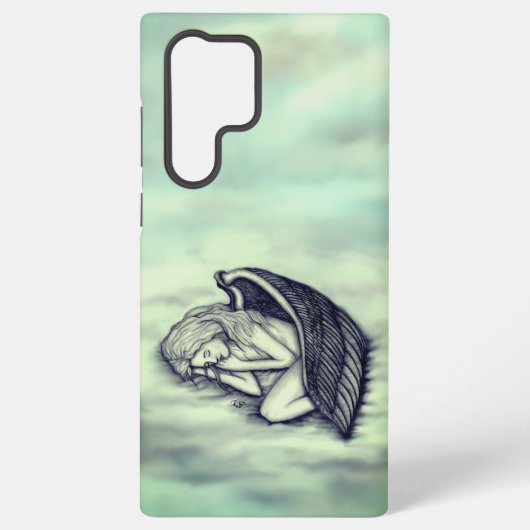 眠る天使が天国雲 SAMSUNG GALAXYケース (裏面)