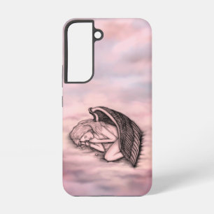眠る天使が天国雲 SAMSUNG GALAXY S22ケース