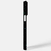 眠る天使の黒と緑のデザイン Case-Mate iPhoneケース (裏面 / 右)