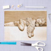 眠る天使ティッシュペーパー 薄葉紙 (クラフト)