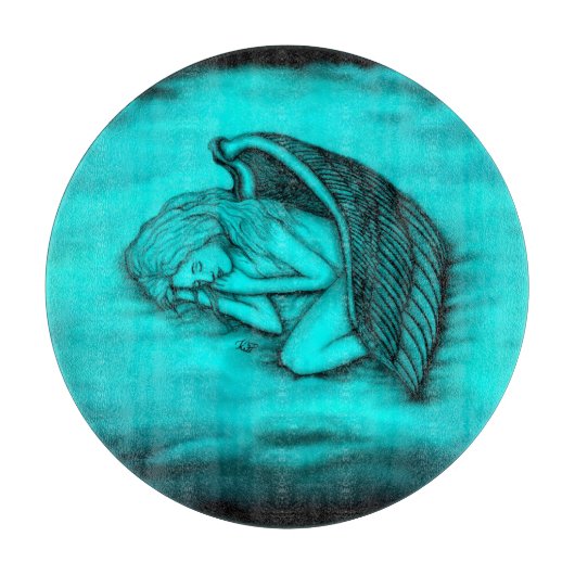 眠る天使 カッティングボード (正面)