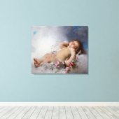 眠る天使 キャンバスプリント (インサイチュ (ウッドフロア))