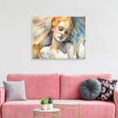 眠る天使 キャンバスプリント (インサイチュ (リビング))