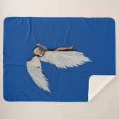 眠る天使 シェルパブランケット (正面(横))