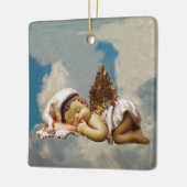 眠る天使 セラミックオーナメント (左)